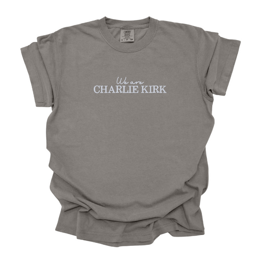 "We are Charlie Kirk" adult tshirt