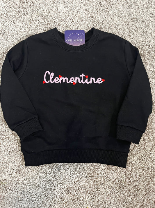 Valentines Name Sweatshirt