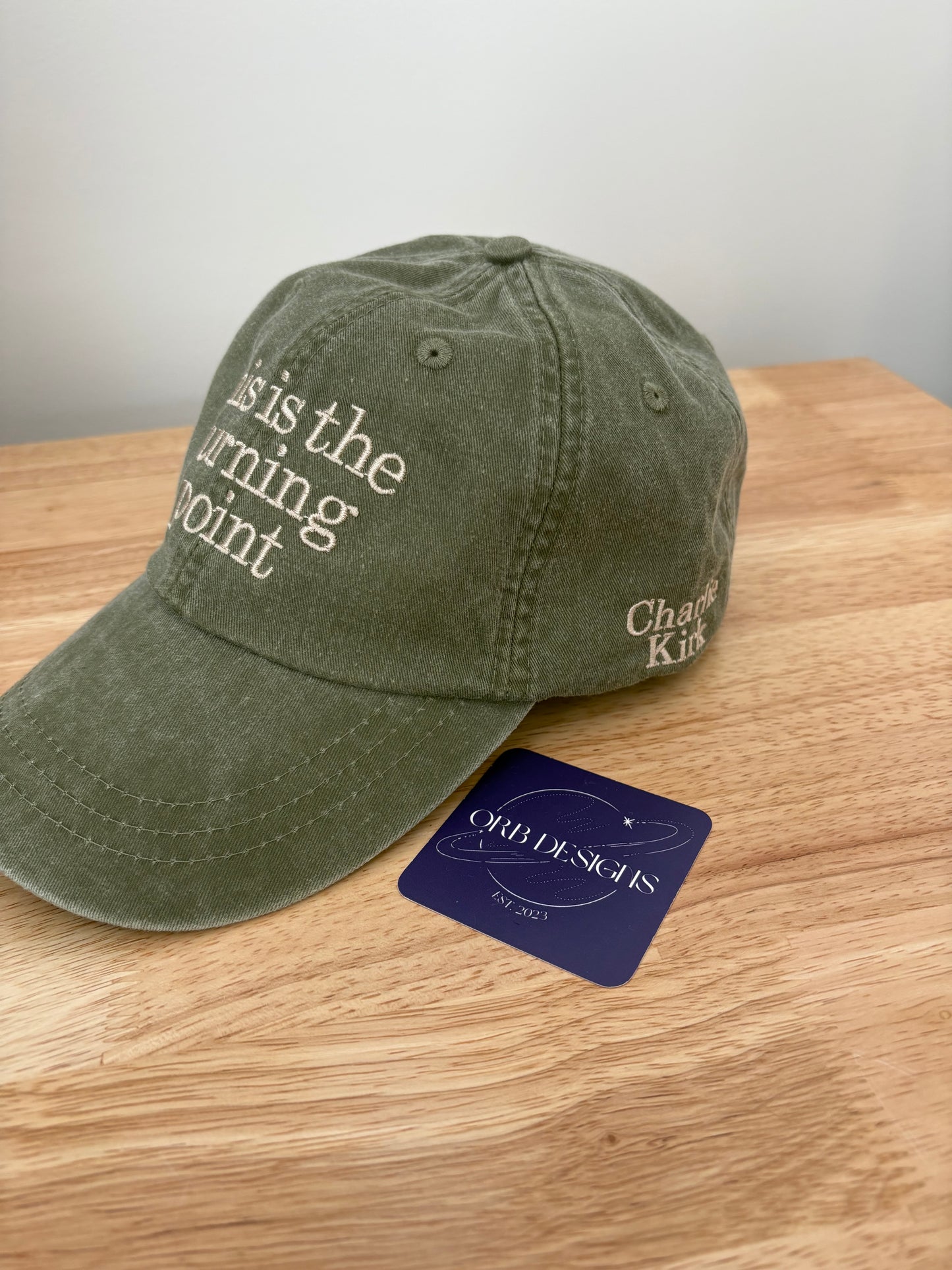 "this is the Turning Point" adult hat