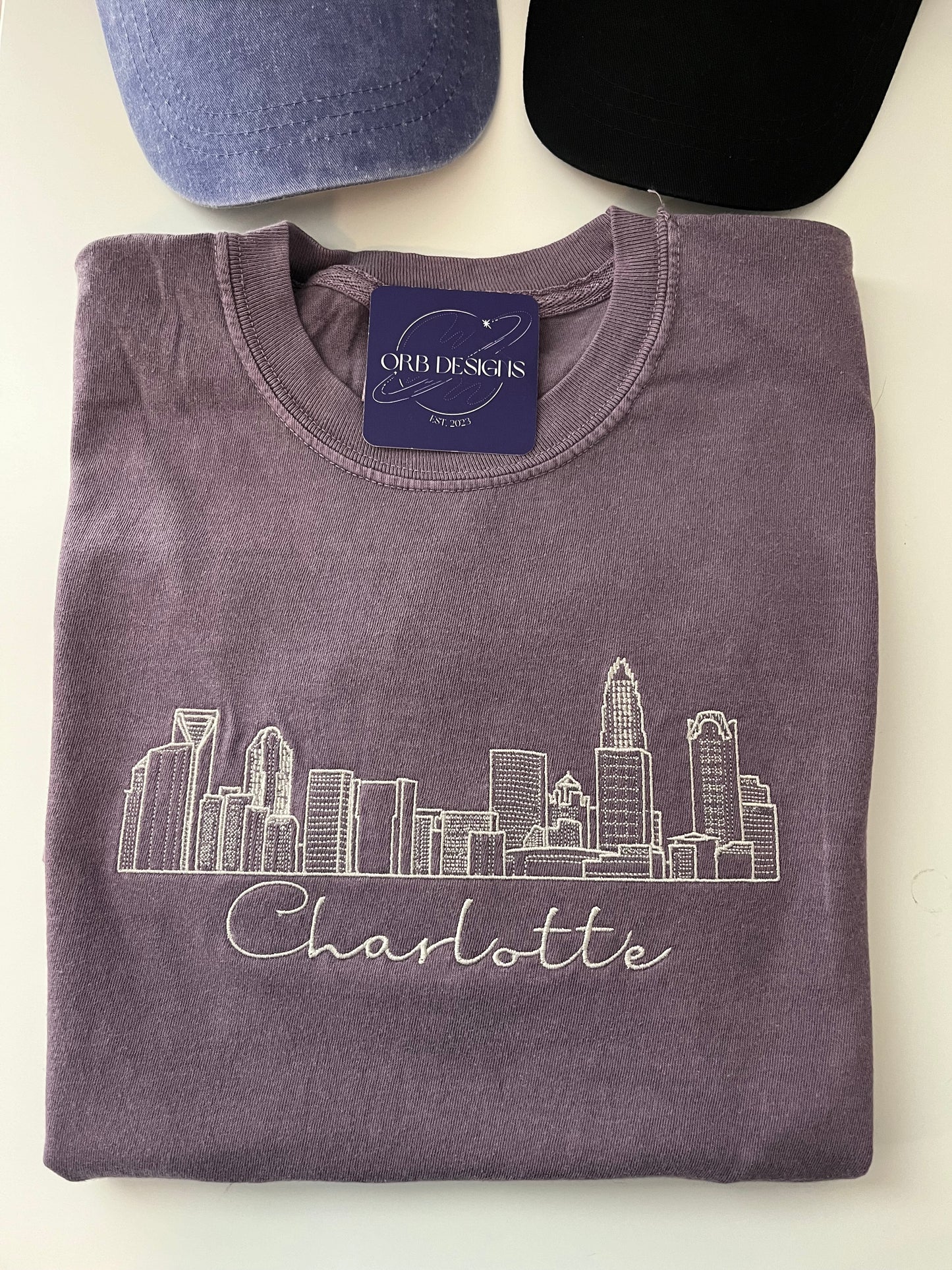 Charlotte Skyline Crewneck Sweatshirt