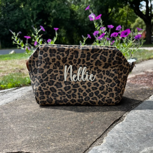 Leopard Cosmetic Bag