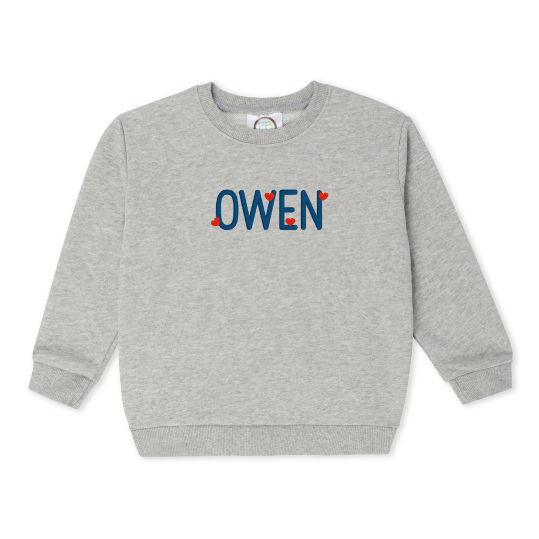 Boys Valentines Sweatshirt