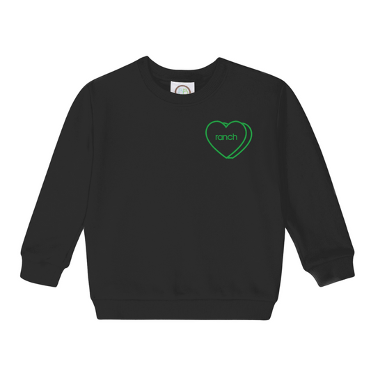 Kids Personalized Candy Heart Sweatshirt