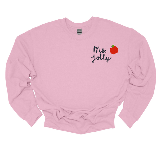 Teacher Apple Sweatshirt